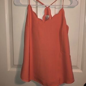 JCrew Scallop Tank